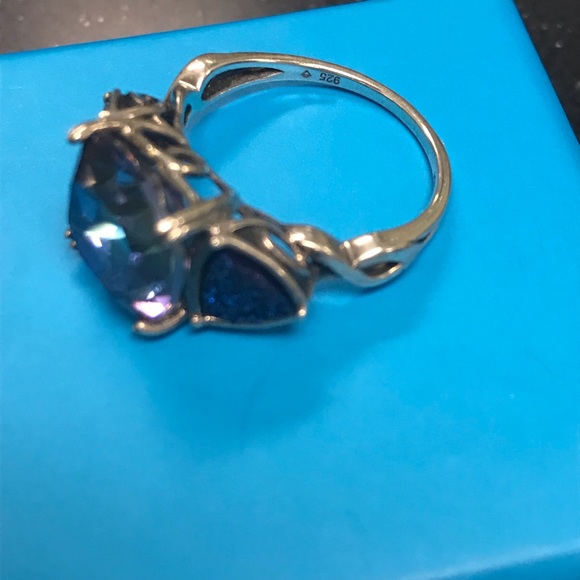 Amethyst and Moonstone Ring - Picture 5 of 7